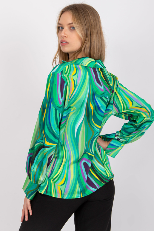 Zelená halenka s potiskem Diya