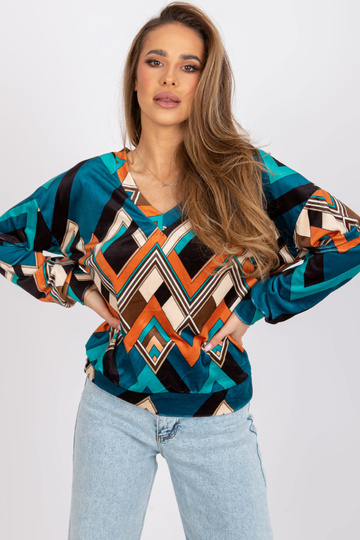 Mořská oranžová halenka se... 2