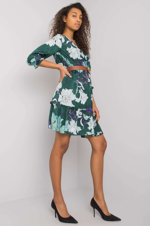 Zelené šaty s páskem Pensacola