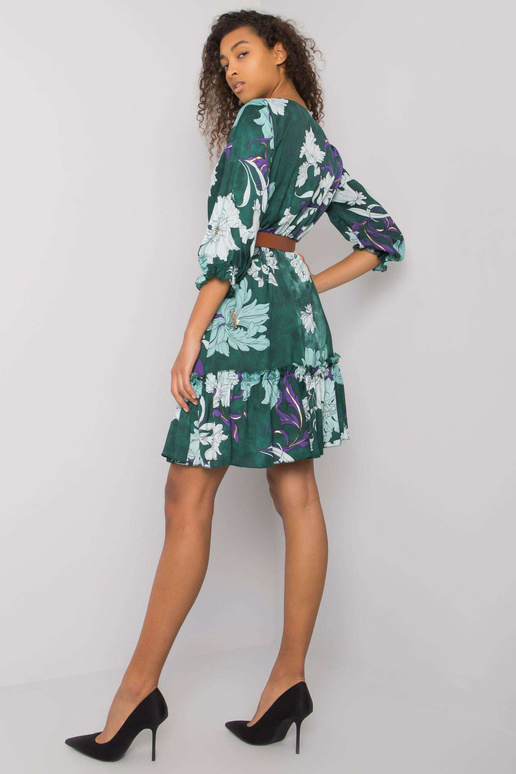 Zelené šaty s páskem Pensacola