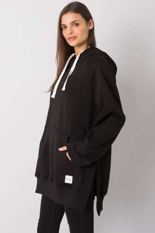 Černá klokaní mikina Arno RUE PARIS