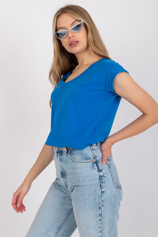 Tmavě modré tričko basic Atlanta RUE...