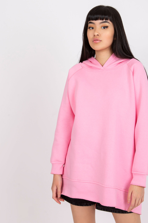 Růžová mikina Canberra Basic