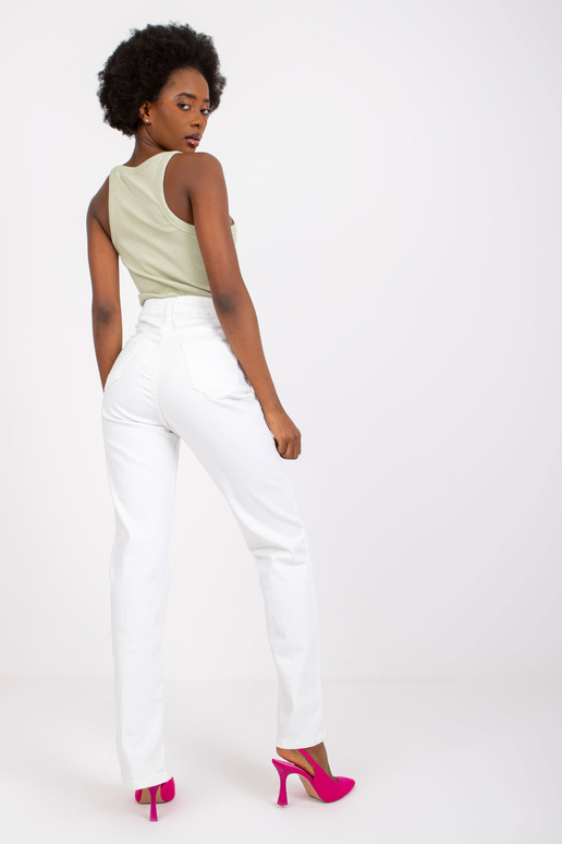 Světle zelený žebrovaný top basic...