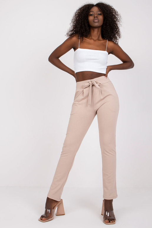 Béžové tepláky se zavazováním Santos...