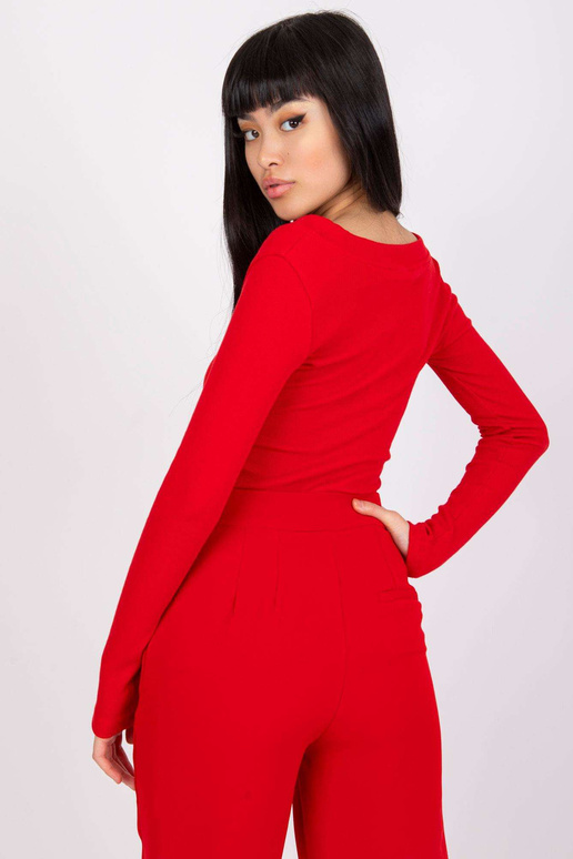 Červená proužkovaná halenka Tracy RUE...