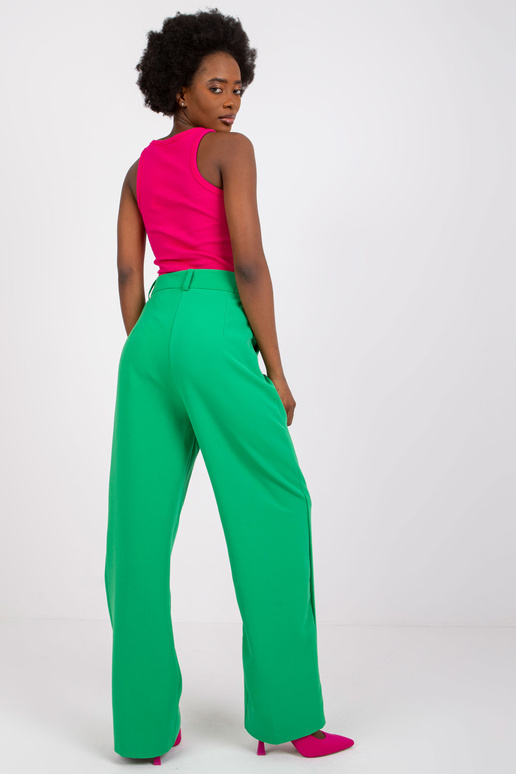 Fuchsiový top basic žebrovaný Eston...