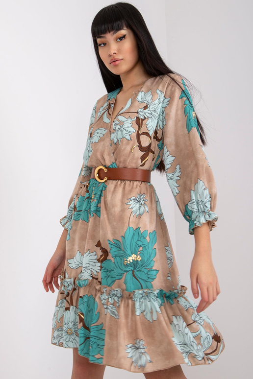 Béžové šaty s páskem Pensacola