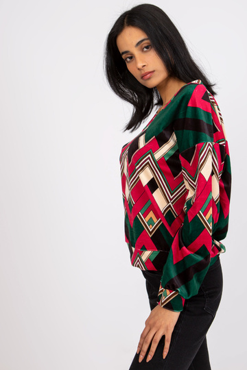 Zelená a růžová velurová... 2