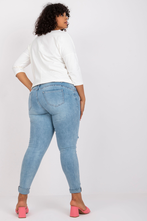 Ecru halenka větší velikosti s...