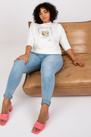 Ecru halenka větší... 2