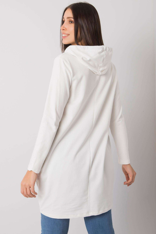 Bavlněná tunika Ecru plus size s...