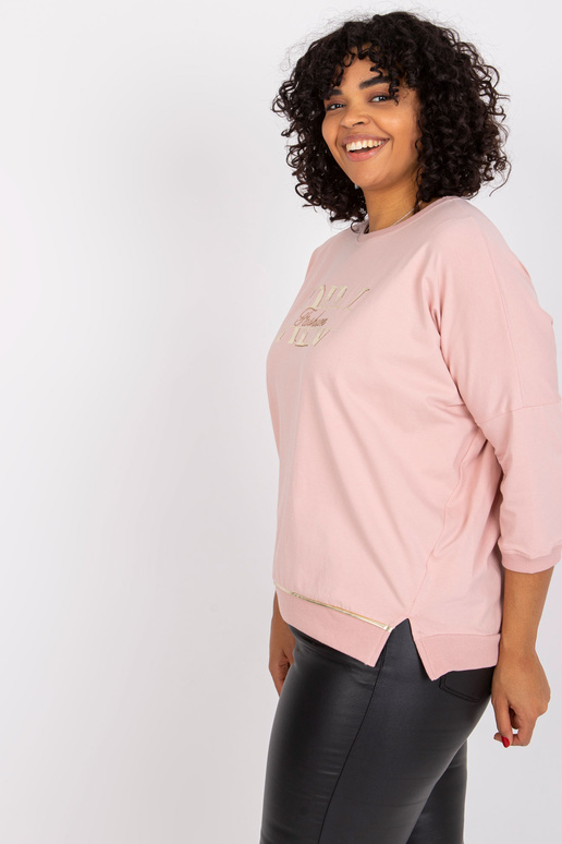 Špinavě růžová halenka větší...