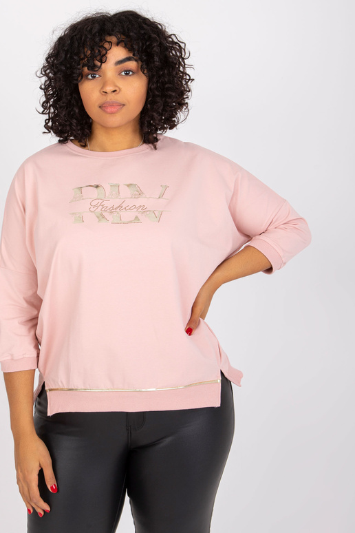 Špinavě růžová halenka větší...