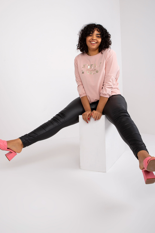 Špinavě růžová halenka větší...