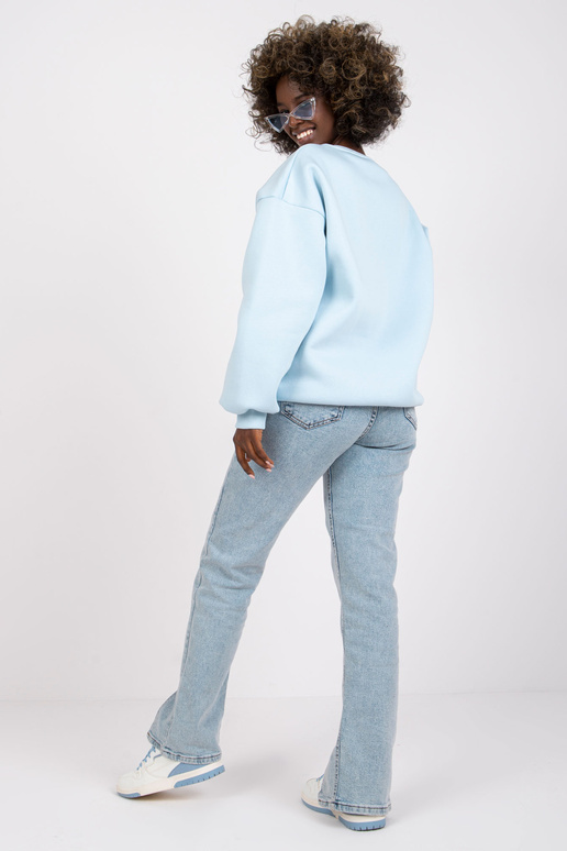 Světle modrá mikina s nápisem Madeira