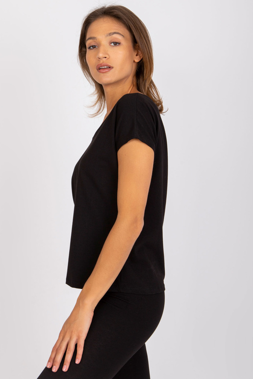 Dámské tričko Arlette Cotton Basic černé