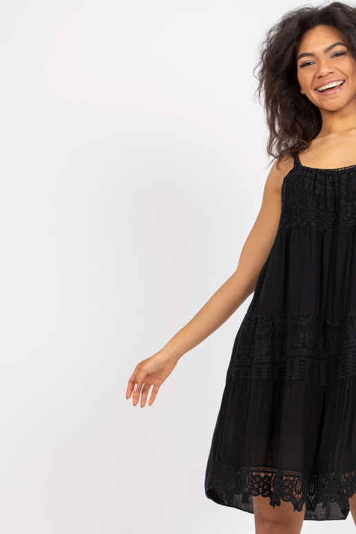 Černé šaty Eunice OCH BELLA