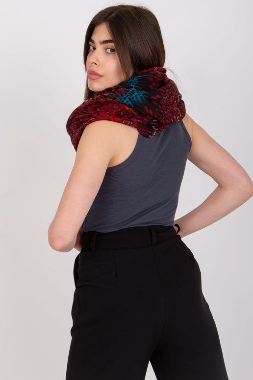 Vínově modrý dámský závěsný komín