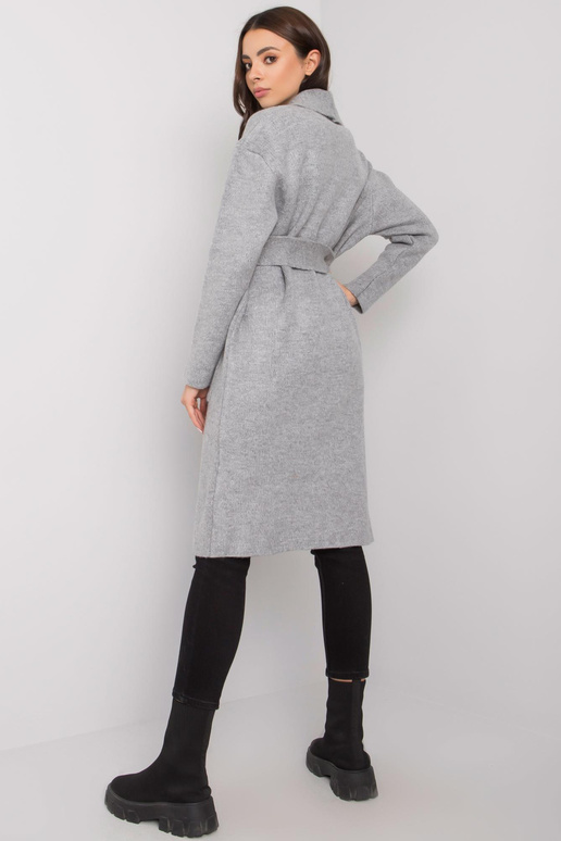 Šedý kardigan s vázáním Cordie RUE PARIS Šedý kardigan s vázáním Cordie RUE PARIS