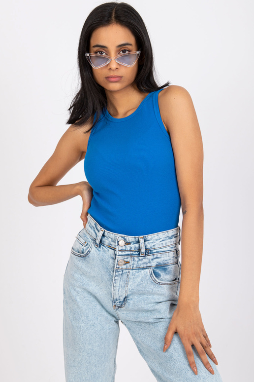 Eston RUE PARIS Bavlněný žebrovaný top