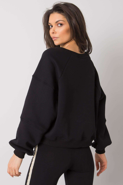 Černá bavlněná mikina Yessie RUE PARIS