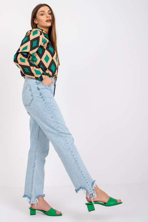 Zelená a béžová halenka s potisky Amaya Zelená a béžová halenka s potisky Amaya