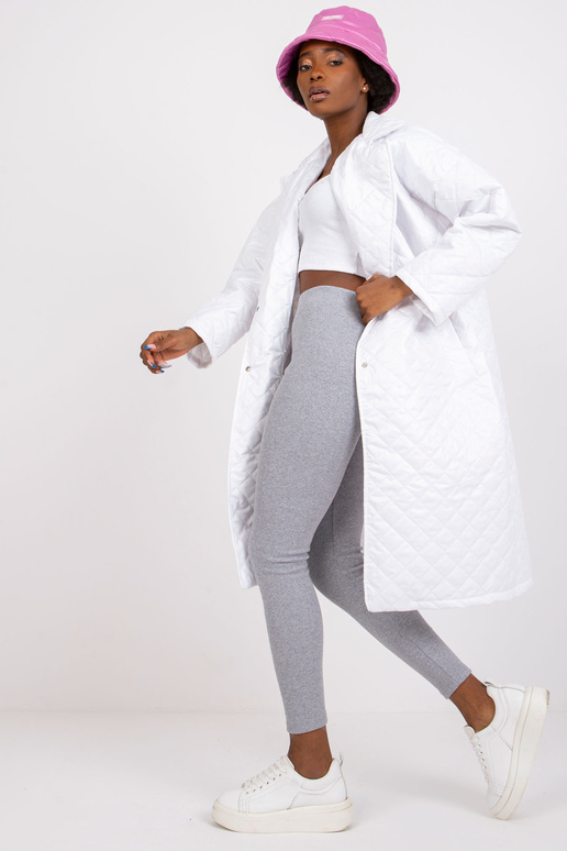 Bílý kabát s prošíváním Sofia Bílý kabát s prošíváním Sofia