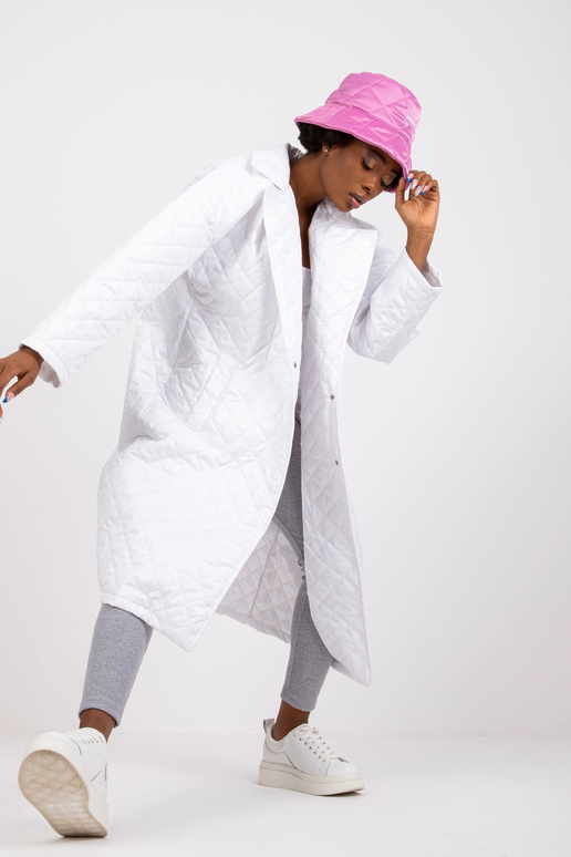 Bílý kabát s prošíváním Sofia Bílý kabát s prošíváním Sofia