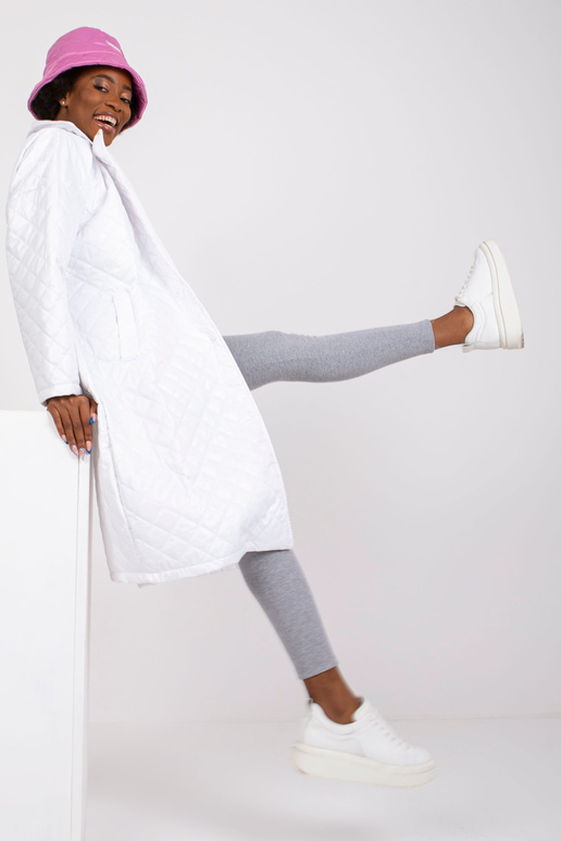 Bílý kabát s prošíváním Sofia Bílý kabát s prošíváním Sofia