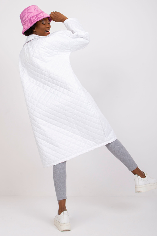 Bílý kabát s prošíváním Sofia Bílý kabát s prošíváním Sofia