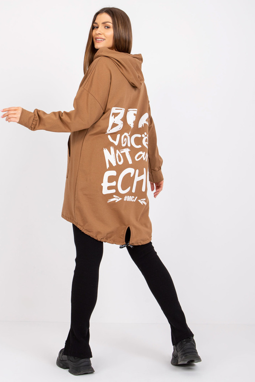 Velbloudí mikina pro ženy s potiskem...