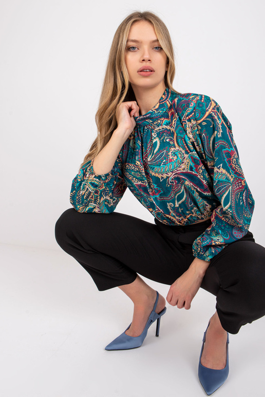 Mořská halenka s potiskem Mia Mořská halenka s potiskem Mia