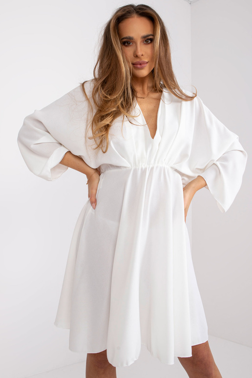 Zaynovy bílé volánové šaty