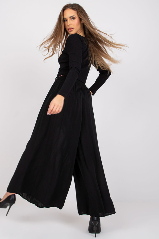 Černé kalhoty pro ženy palazzo Surie...