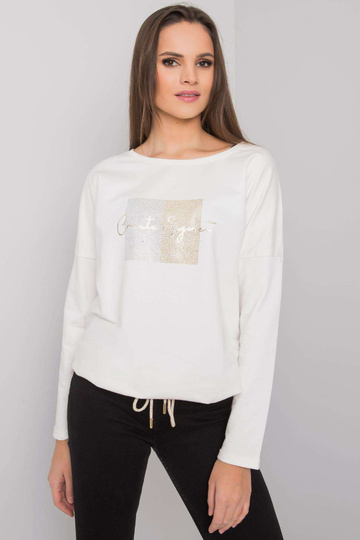 Ecru halenka s kamínky...