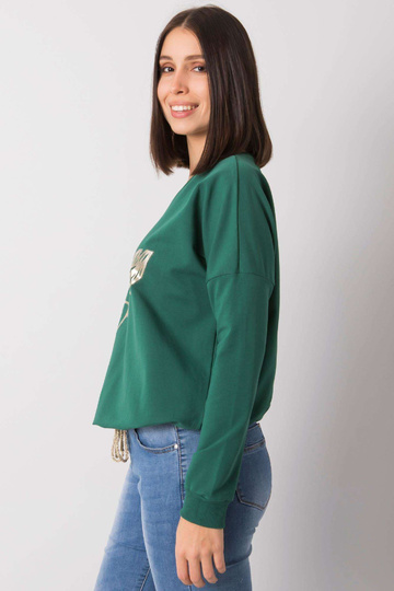 Tmavě zelená halenka větší...