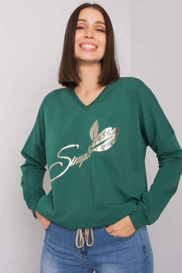 Tmavě zelená halenka větší... 2