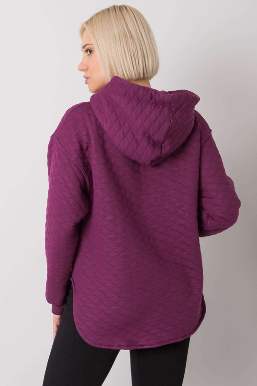 Prošívaná mikina Arezzo Purple se zipem Prošívaná mikina Arezzo Purple se zipem