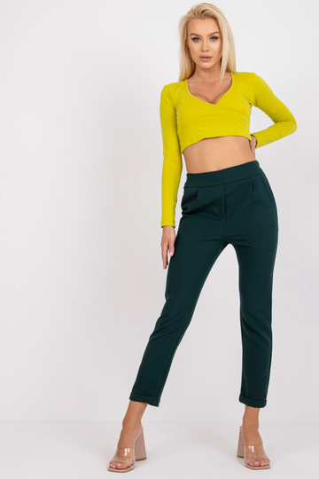 Tmavě zelené elegantní...