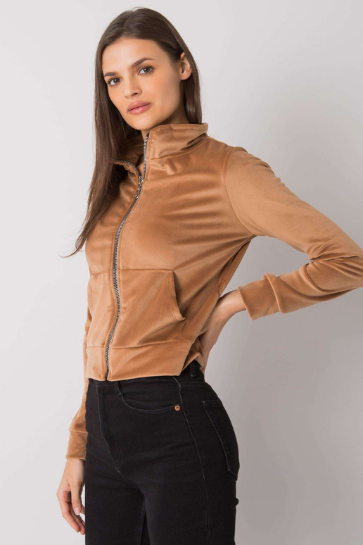 Velurová mikina Camel Charley RUE PARIS