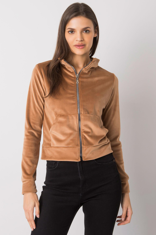 Velurová mikina Camel Charley RUE PARIS