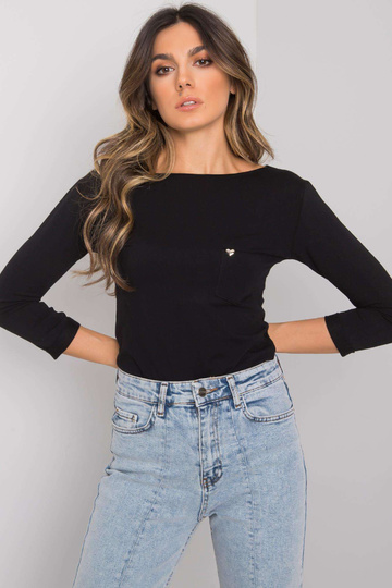 Černá základní halenka s... 2