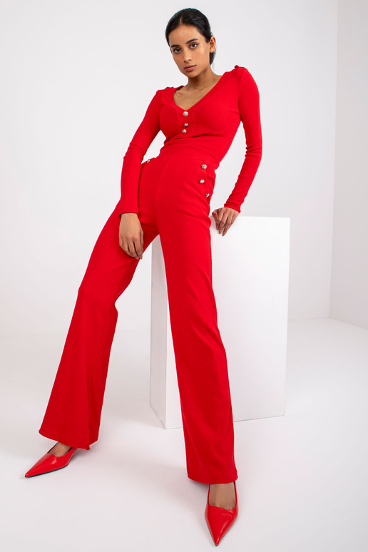 Red Casual Stripe Set Penelope RUE PARIS