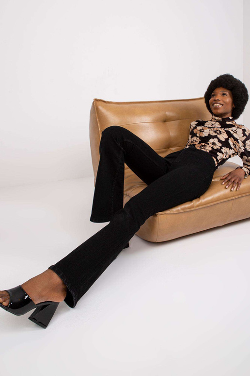 Černo-béžová velurová halenka s...