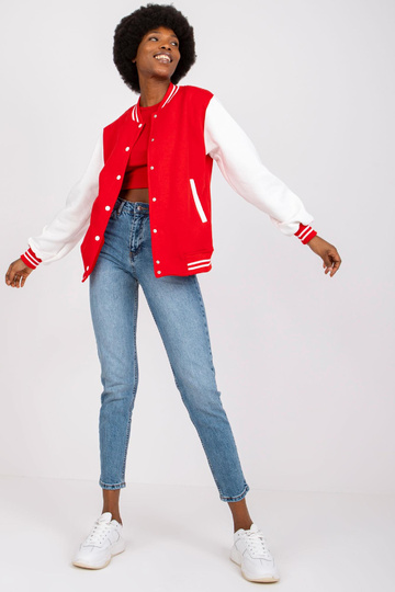 Červená dámská mikina Menorca