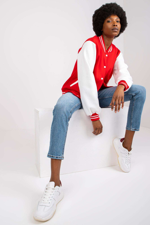 Červená dámská mikina Menorca Červená dámská mikina Menorca