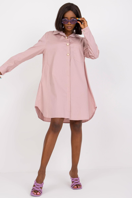 Špinavě růžová dámská košile s...