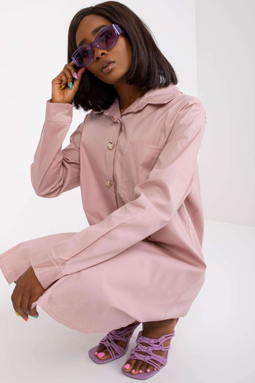 Špinavě růžová dámská košile s...