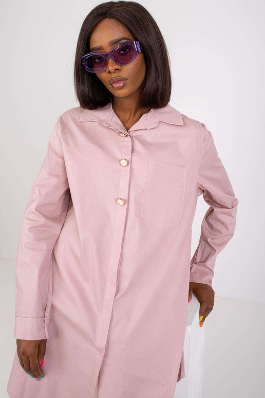 Špinavě růžová dámská košile s...